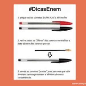 Dica para quem vai fazer o ENEM