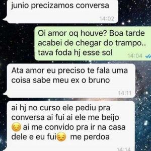 Ela traiu o atual com o ex e a reação não foi a esperada