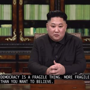 A democracia vive ou morre com você, certo?