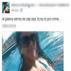 Quando ela tá pro crime...