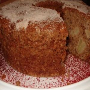 bolo de maçã de liquidificador