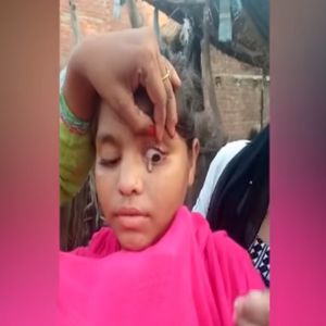 A adolescente supostamente chora lágrimas de pedra há mais de dois meses