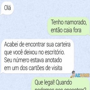 Será que a carteira foi entregue para sua dona?