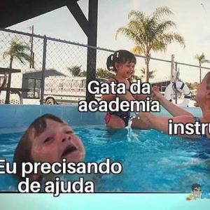 Enquanto isso em algumas academias