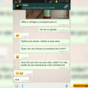 Aquele momento com sua mãe no Whatsapp...