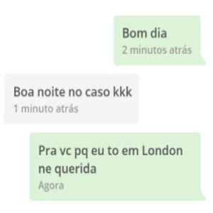 Se achando por estar em outro país