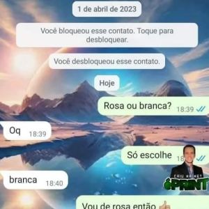 Quando se trata de uma interação com o ex