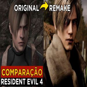 Comparação Resident Evil 4 original e remake
