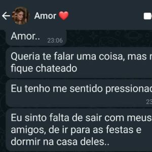 Ela só quer um tempo