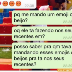 Não queira ter uma namorada ciumenta