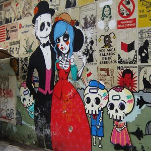 37 fotos de arte urbana interessante de rua mexicanas