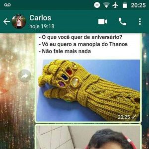  O que você quer de aniversário?