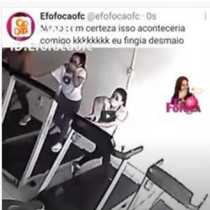 Mais um dia comum na academia