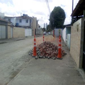 Serviço pela metade