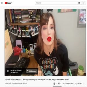 Julgando o livro pela capa - Já compraram/emprestaram algum livro sem pesquisar o conteúdo antes?