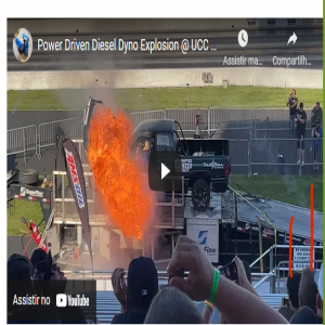 Em um teste para verificar a potencia do carro ocorre o inusitado