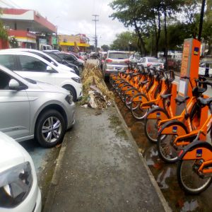 Está difícil alugar uma bicicleta