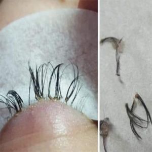 Seu maior desejo era colocar cílios postiços, mas isso se tornou seu pior pesadelo