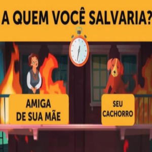 Quem você salvaria? Sua resposta revela algo sobre a sua personalidade