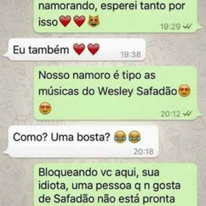 Não gosta do Safadão, perdeu o meu respeito