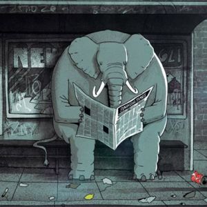 O ponto de virada produzido por Steve Cutts