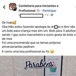 A arte de fazer um bolo para três pessoas de personalidades distintas