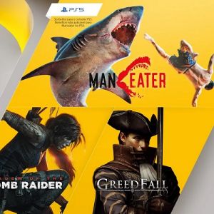 ‘Greedfall’, ‘Shadow of the Tomb Raider’ e ‘Maneater’ serão os jogos gratuitos da PS Plus em Janeiro