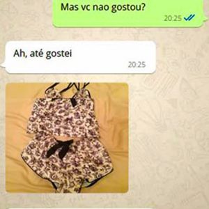 Provando que homens nunca reparam nos detalhes