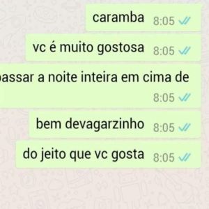 Quando o homem acha que está arrasando na provocação e recebe uma desmotivada