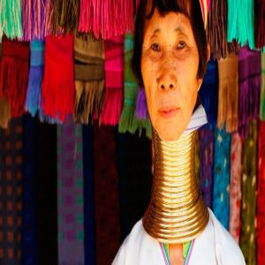 Mulheres girafas da Tailândia