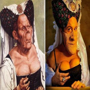 Versão engraçada de pinturas clássicas famosas