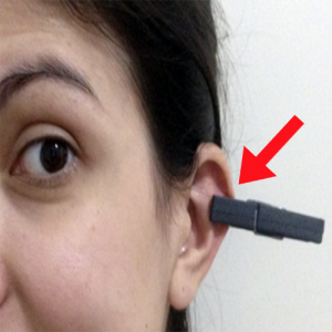 É isso que acontecerá se você colocar um prendedor de roupa na orelha por um minuto