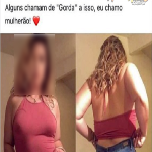 O usuário do Facebook que se revoltou por terem chamado um mulherão de gorda