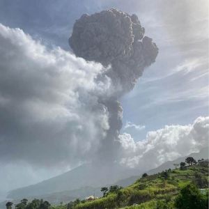 Crise humanitária cresce devido á erupção do vulcão La Soufrière