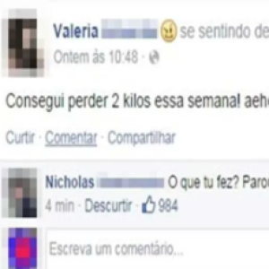O melhor são os comentários...
