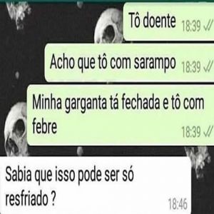 Quando se está doente e pesquisa no Google