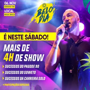 Belo, Akatu, Tá na Mente e Rodriguinho agitam o Belo Dia neste sábado