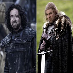Personagens reimaginados de “Game of Thrones”, todos interpretados por Nicolas Cage