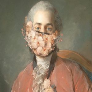 Volker Hermes: artista adiciona máscaras em pinturas clássicas