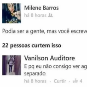 Poderia ser a gente, mas...