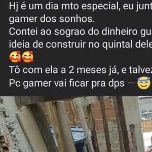 Quando o sogro te dá uma ótima ideia