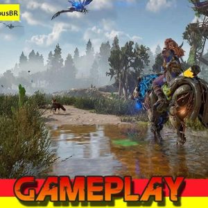 Jogamos Horizon: Forbidden West no PS4! Será que ele é bom? Confira nossa análise e gameplay!