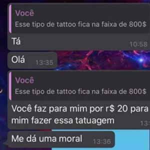 Aquele desconto na tatuagem