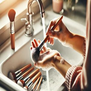 Como higienizar adequadamente acessórios de maquiagem?