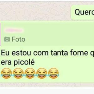 Quando dá fome, a gente costuma comprar isso