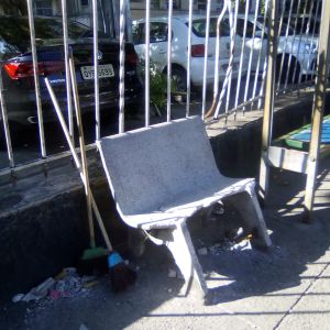 Mais uma ato de vandalismo