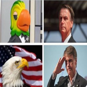 Patriotismo de direita que bate continência para americanos enquanto Brasil que se dane!