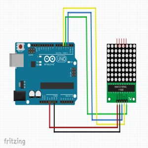 Como usar o Módulo Matriz de Led 8X8 - MAX7219 com Arduino 