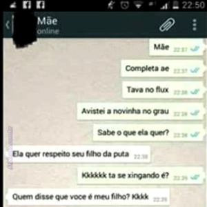 Foi brincar no whats e acabou se ferrando