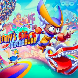 Penny’s Big Breakaway é colorido e muito divertido!